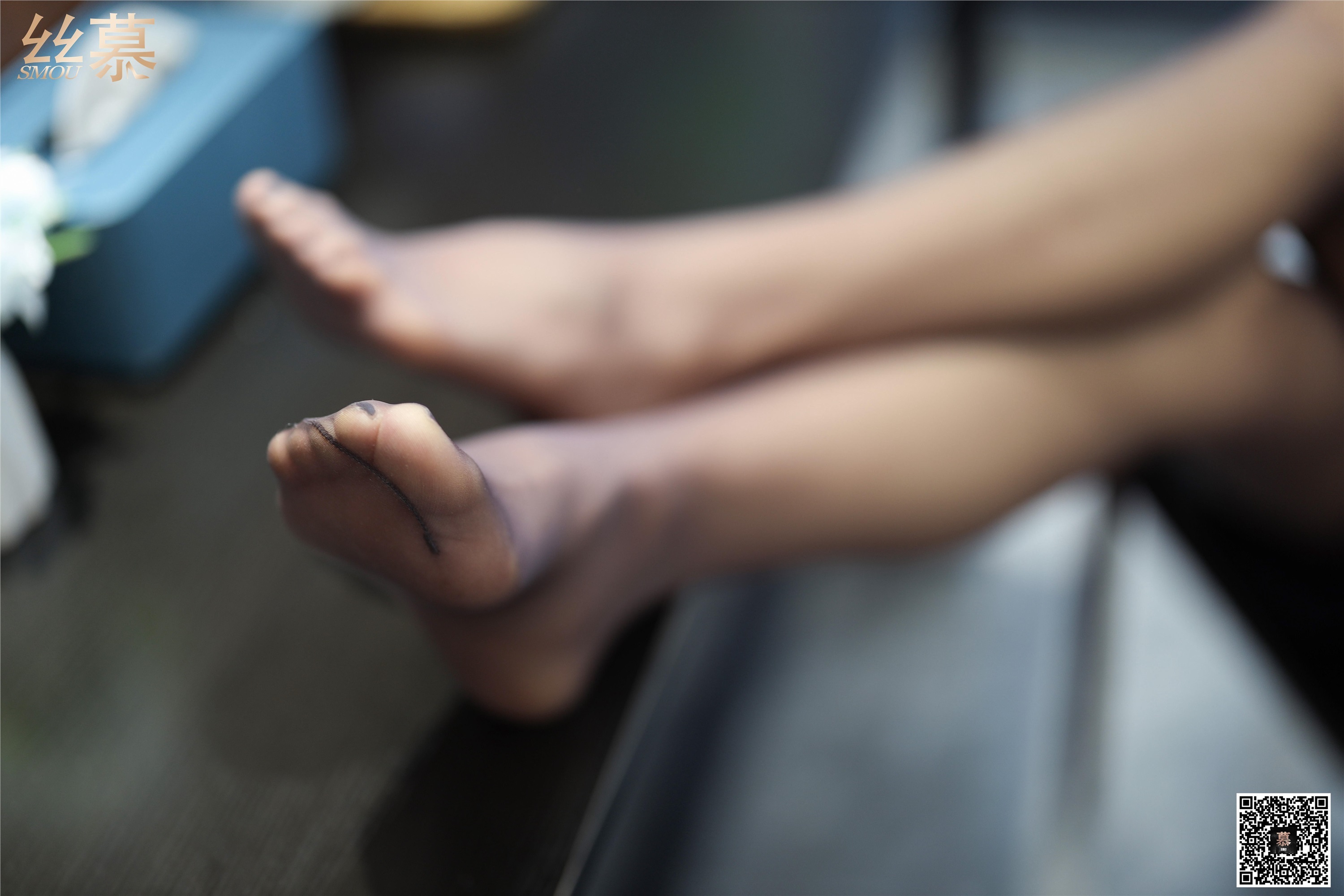 丝慕写真 特写集 TX048 茗茗《独特的紫色丝》